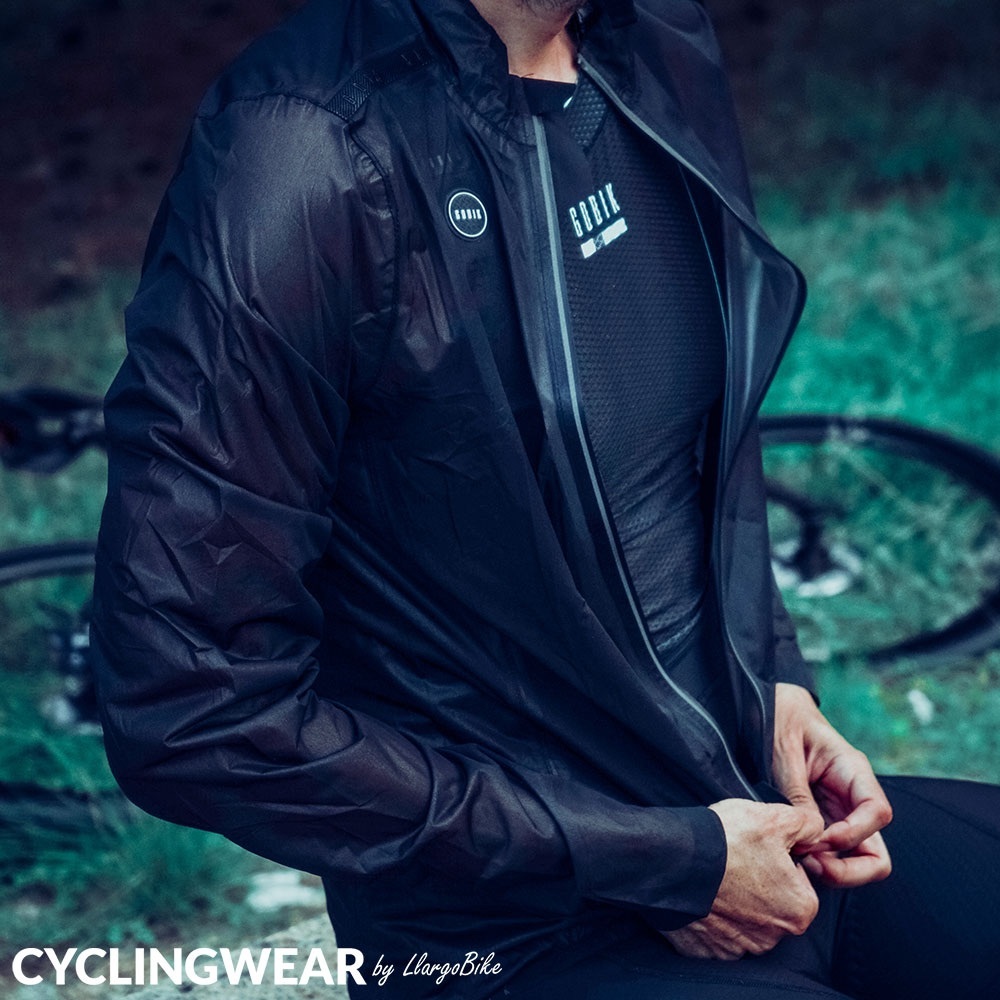 Gobik Lightweight Rain Jacket True Black